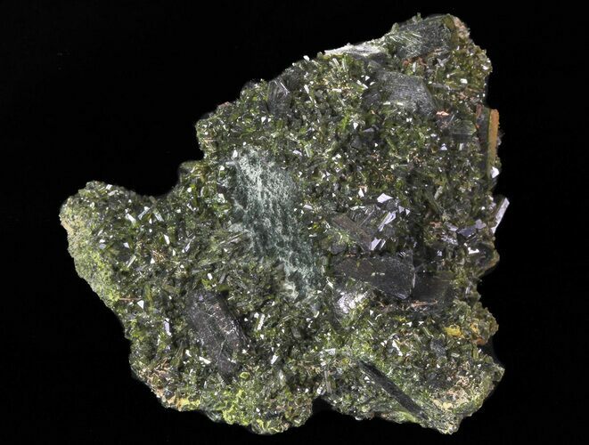 Lustrous Epidote Crystal Cluster - Pakistan #68247